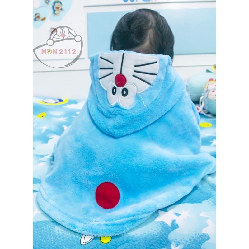 KHĂN LÔNG ÁO CHOÀNG TRẺ EM 0-1 TUỔI DORAEMON DOREMON