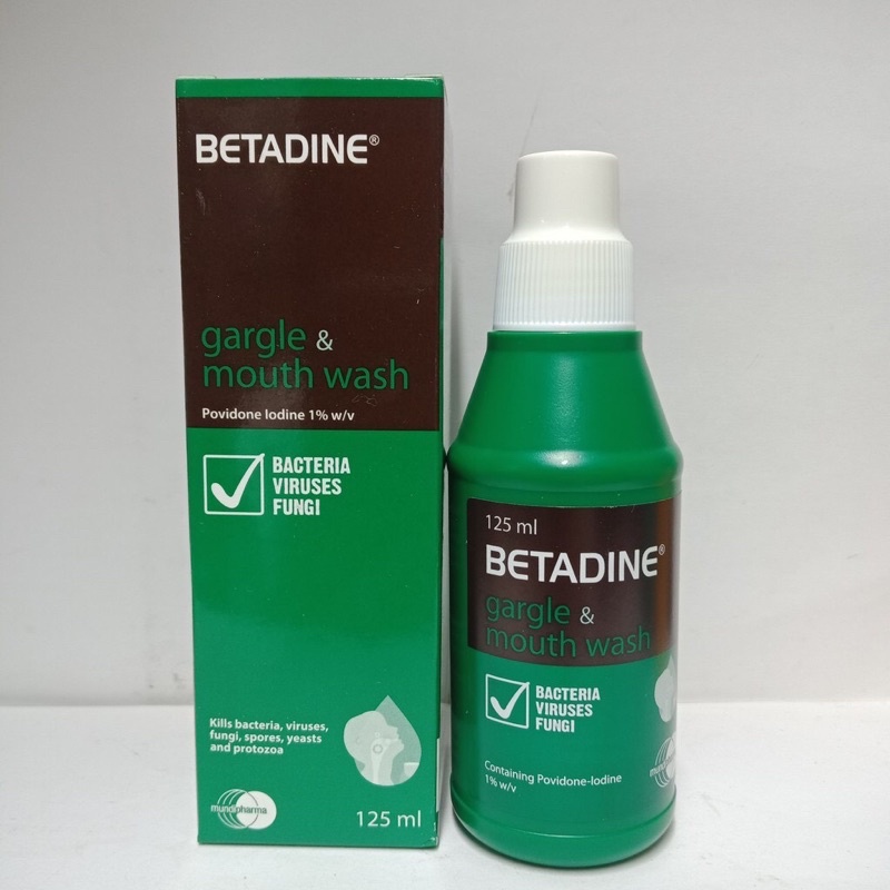 DUNG DỊCH SÚC MIỆNG BETADINE LỌ 125ML