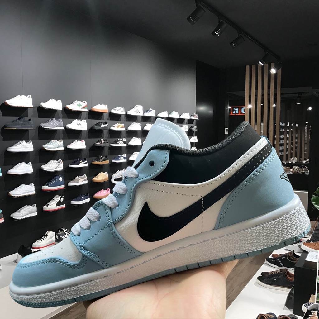 Giày JD Xanh Móc Đen ️Tặng Kèm Dây️ Jd1 University  Blue  11 Thể Thao Nam Nữ full bill box 2024 - MonTay_Store