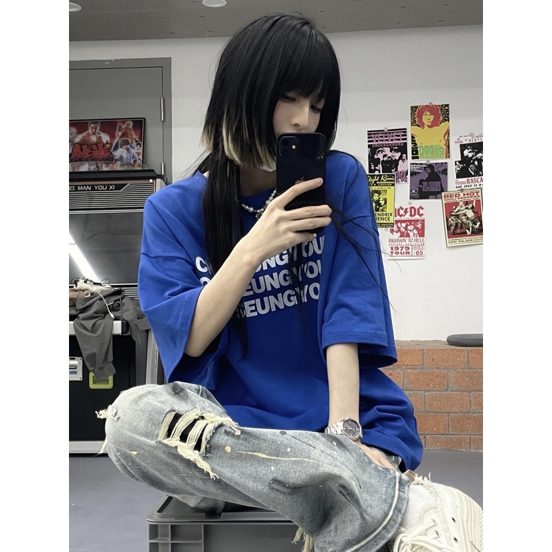 Áo phông tay lỡ form rộng unisex Neko.sg ATL274
