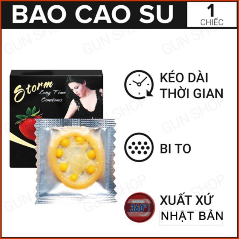 Bao cao su giá rẻ 01 hộp - Siêu mỏng - Gân gai - Kéo dài thời gian - Shop Anh Thư 89