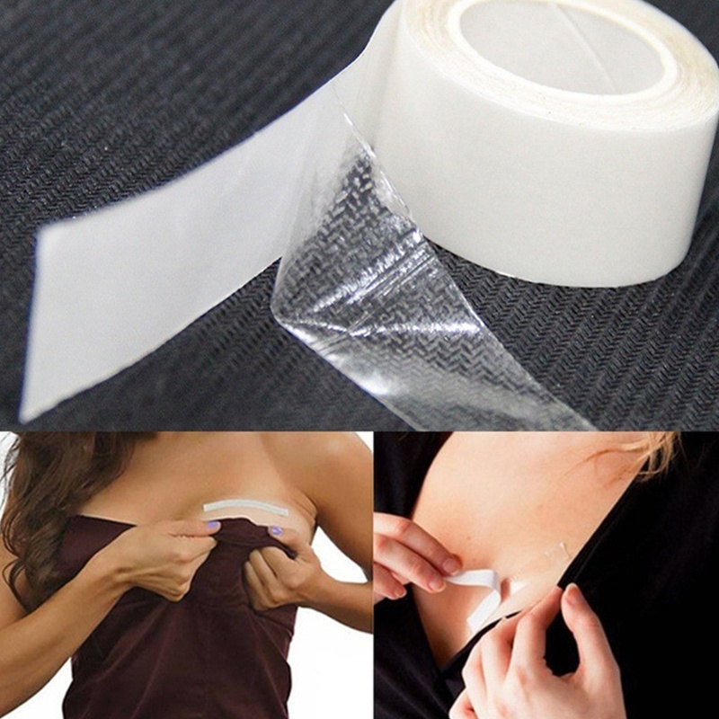 Cuộn Băng Keo Hai Mặt Trong Suốt Chống Nước Và Mồ Hôi Dài 5M Dán Vật Dụng An Toàn