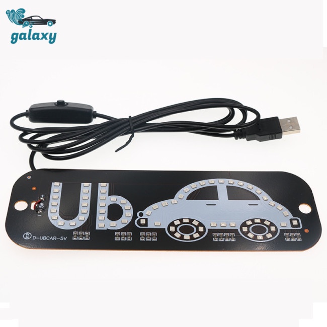 Đèn Led Cảnh Báo galaxy 12v Cổng Sạc Usb Có Nút Hít Trang Trí Xe Hơi