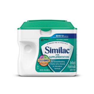 Sữa bột Similac for Suppelmentation Non GMO 658g chuẩn Mỹ