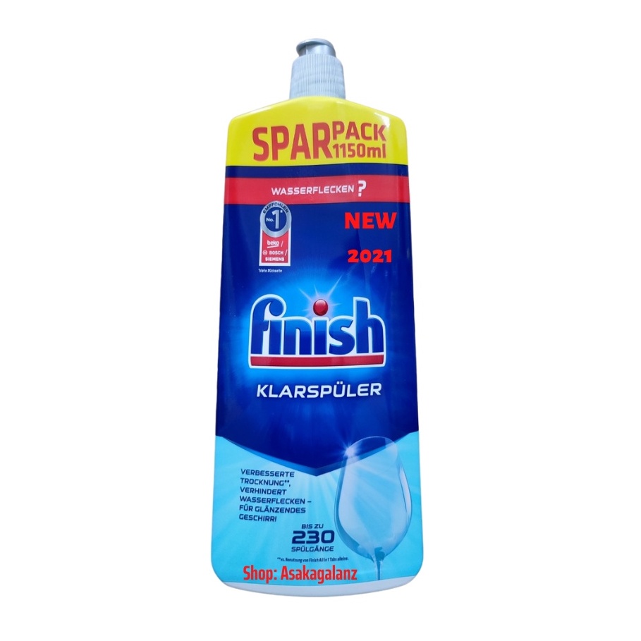 Nước làm bóng Finish 1150ml [MỚI 2021] - Chính Hãng