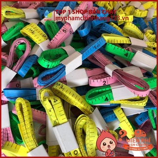 (Set 5 Cái) Thước dây đo eo,bụng ,đo chiều cao nhiều màu bền đẹp. .