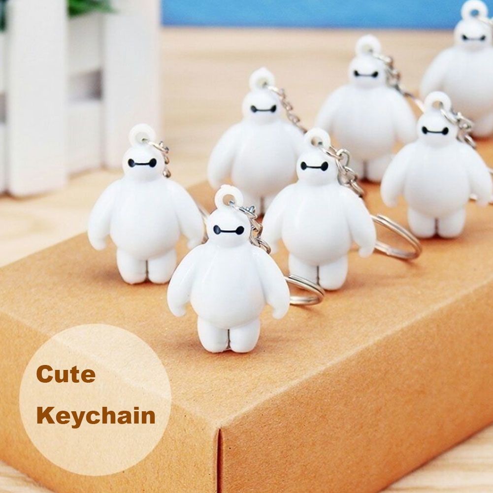 Móc khóa hình nhân vật hoạt hình Baymax dễ thương