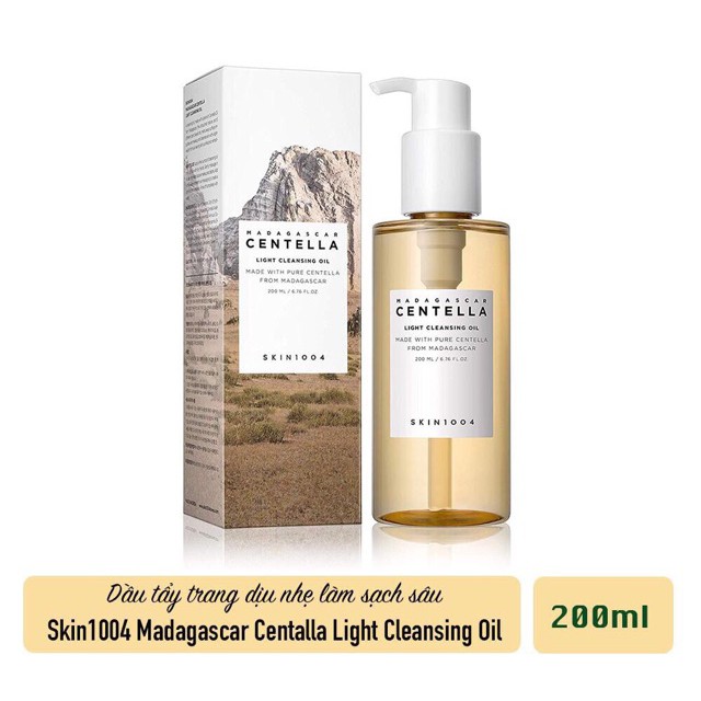 Dầu Tẩy Trang Dịu Nhẹ Chiết Xuất Rau Má Skin1004 Madagascar Centella Cleansing Oil 200ml