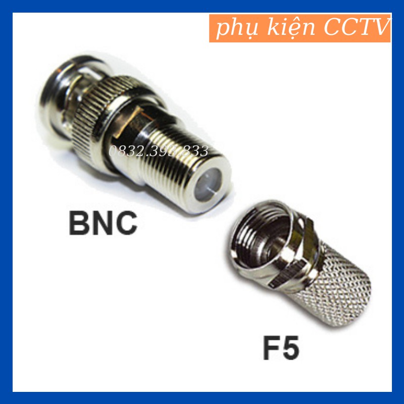 Jack Tín Hiệu BNC F5 Chuyên Dụng Cho Dây Tín Hiệu Camera Và Đầu Ghi Hình Camera