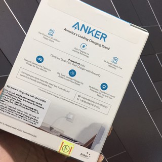 [2 cổng USB] Cốc sạc 12W Anker A2620