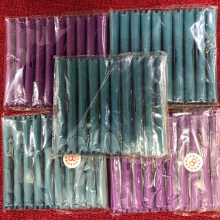 Lô nhựa uốn tóc cỡ nhỏ để uốn tóc nam hoặc làm xoăn xù mì túi 10 chiếc