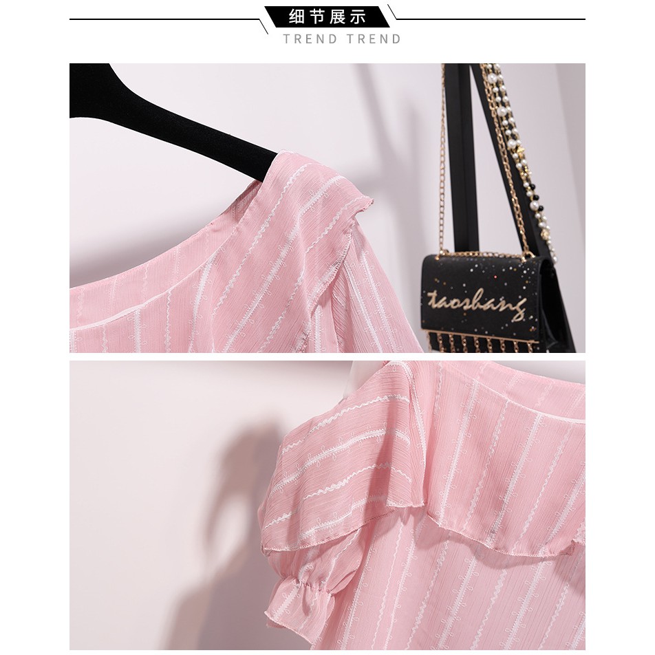 Sét váy thiết kế lệch vai phong cách Hàn Quốc HOT TREND