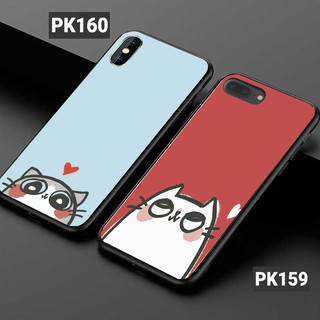 [FSS09JAN-Hoàn 20% xu] ỐP LƯNG IPHONE IN HÌNH MẶT MÈO DỄ THƯƠNG