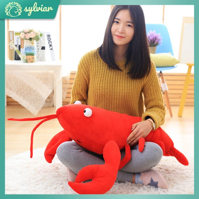 Thú Nhồi Bông Hình Tôm Hùm Dễ Thương Cho Bé