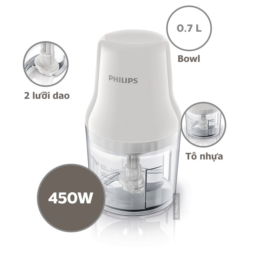 Máy xay thịt Philips HR-1393 - bảo hành 24 tháng