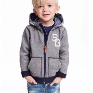 Áo khoác nỉ da cá H&M cho bé