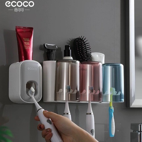 [XẢ KHO+FREE SHIP]  Để kem đánh răng loại 2 3 4 cốc mầu ecoco