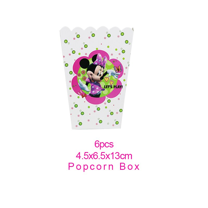 Bộ Dụng Cụ Ăn Uống Họa Tiết Chuột Minnie Hoạt Hình Trang Trí Tiệc Sinh Nhật