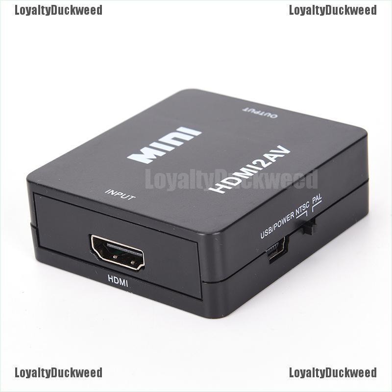 Bộ chuyển đổi hdmi sang rca av / cvbs hd 1080p mini hdmi2av chất lượng cao