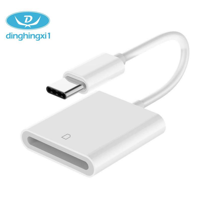 USB 3.1 Type C To SD Card Camera Reader OTG Adapter Cable for Ipad