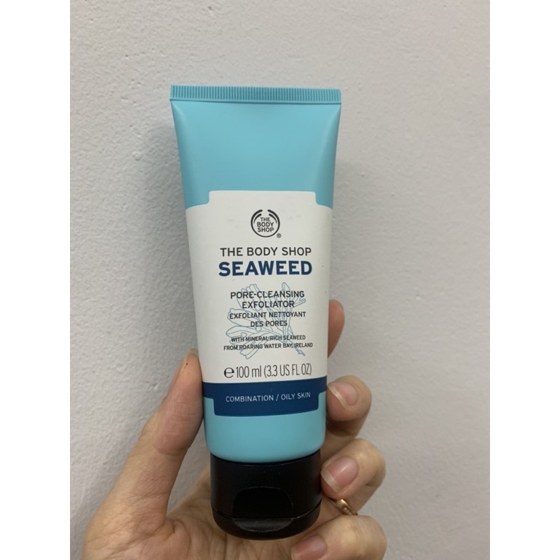 Tẩy tế bào chết cho da mặt The Body Shop Seaweed pore-cleansing facial exfoliator 100ml