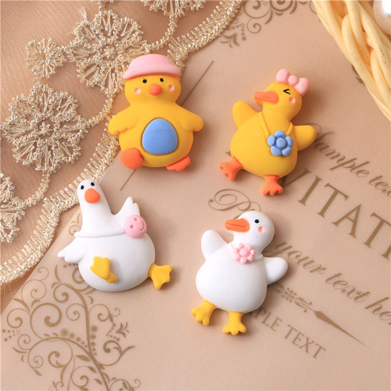 Charm  slime/ Dụng Cụ Charm Trang Trí  Hình Chú Vịt Đáng Yêu