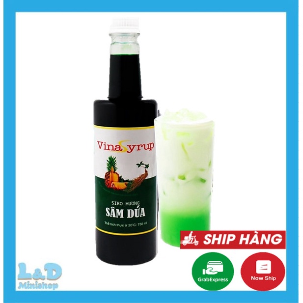 Siro Sâm Dứa Vina Syrup - Chai 700ml