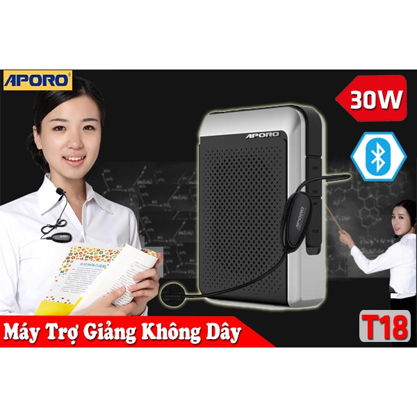 Máy Trợ Giảng Không Dây Aporo T18 2.4G - Bluetooth