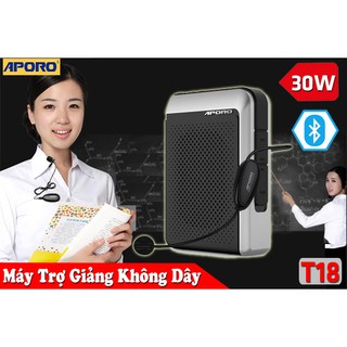 Máy trợ giảng không dây aporo t18 2.4g bluetooth 5.0 new