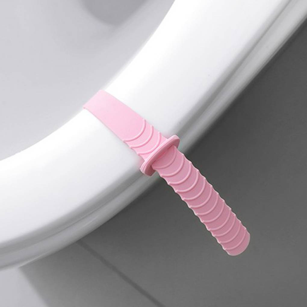 2 dụng cụ nâng nắp bồn cầu bằng silicon tiện dụng