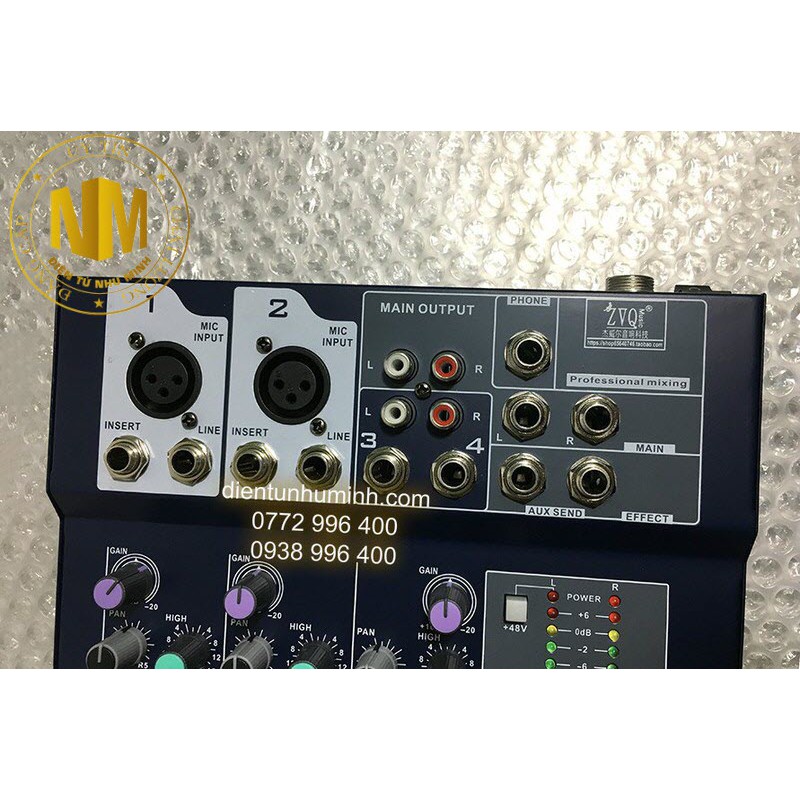 Mixer bàn mini F4 USB 4 kênh | BigBuy360 - bigbuy360.vn