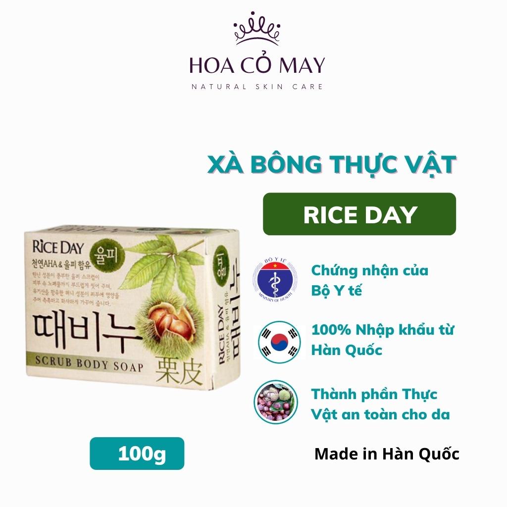 Xà phòng tắm thảo dược thiên nhiên chiết xuất dầu hạt dẻ Hàn Quốc, xà phòng cục soap trắng da ngừa mụn | BigBuy360 - bigbuy360.vn