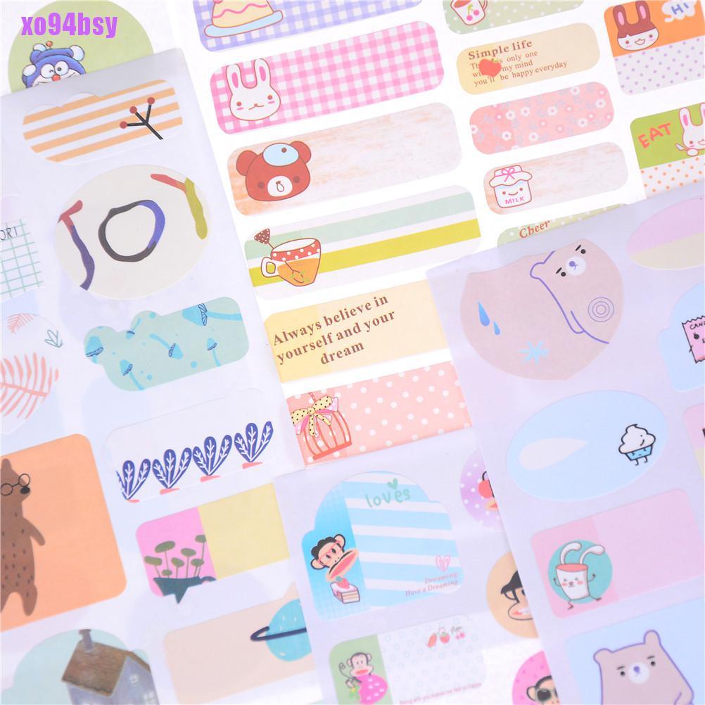 Nhãn Dán Ghi Tên / Đánh Dấu Sách Xo94Bsy Có Thể Tháo Rời Cho Trường Học