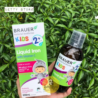 Brauer Natural Medicine Kids Liquid Iron with Vitamin C