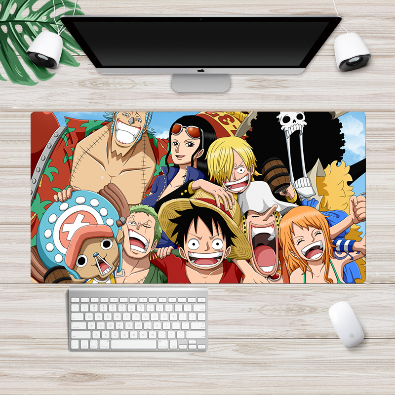 Miếng Lót Chuột Chống Trượt In Hình Anime One Piece Kích Thước 30x60cm