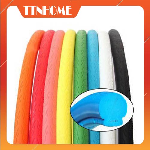 Lốp xe đạp đặc không săm 700x23c màu đen
