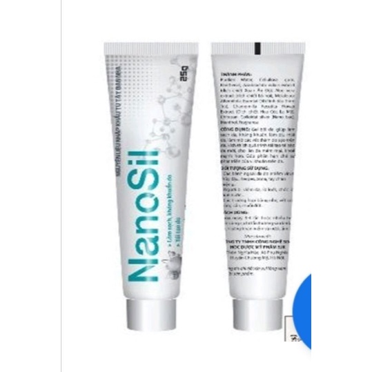 Gel kích thích tái tạo da, giảm thâm, ngừa sẹo NANOSIL - 25g