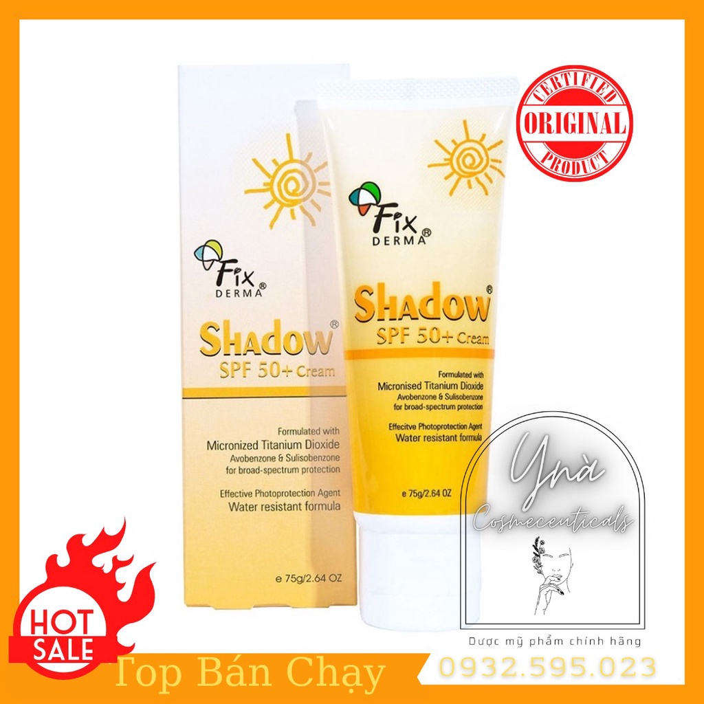 Fixderma - Kem Chống Nắng Fixderma Shadow Spf 50 Cream - Kcn Shadow