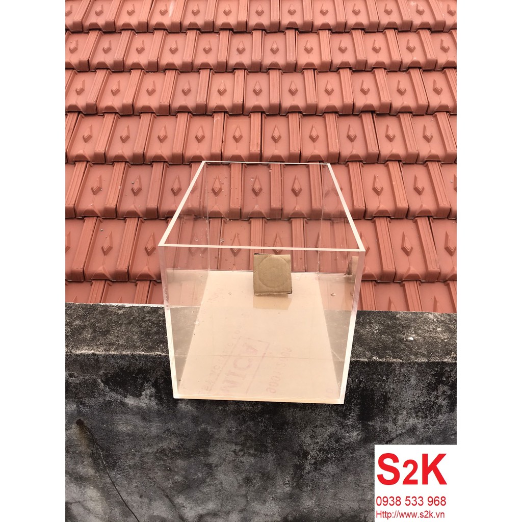 Bể acrylic 15x10x15, Siêu trong, siêu nhẹ hồ mika phù hợp cho nuôi cá, cây thủy sinh.Dùng kèm theo đèn, bơm, lọc