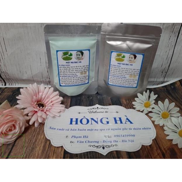 Bột Mặt Nạ Dẻo Bạc Hà Handmade 100gr