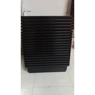 5 thùng nhựa đen trồng rau,nuôi cá