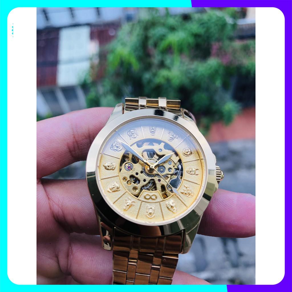 Đồng hồ cơ nam Tevise cơ lộ máy độc đáo, thiết kế chạy tự động full các kim nhỏ độc đáo, sang trọng [ Đồng Hồ Cơ ] | BigBuy360 - bigbuy360.vn