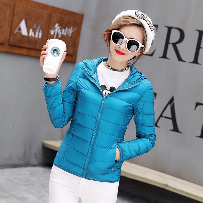 Áo Khoác Lông Vũ Siêu Nhẹ Mủ Có Thể Tháo Rời 37-85kg. Thời Trang Thu Đông Quảng Châu