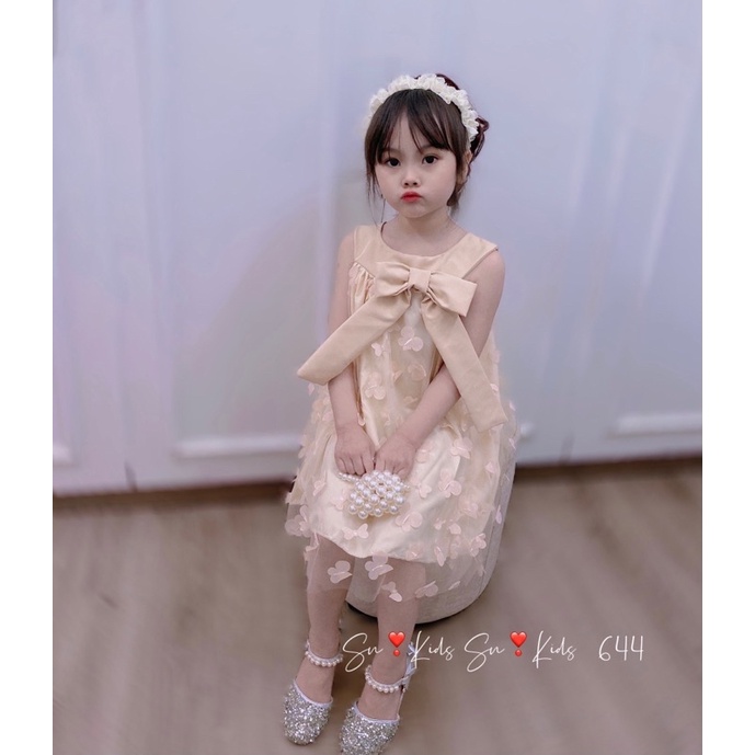 Váy ren thêu 2 lớp sn kids