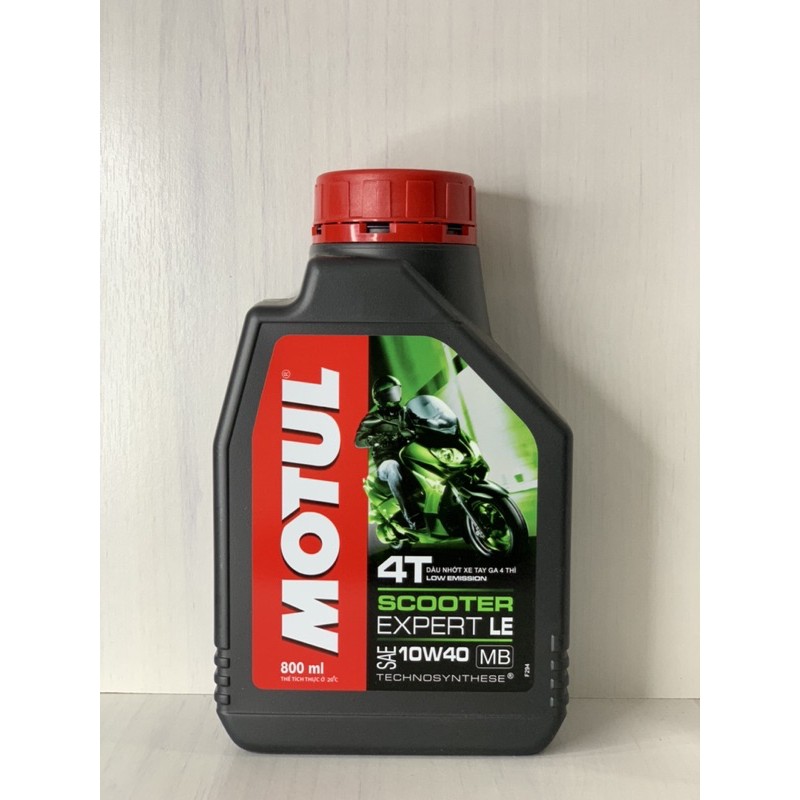 Nhớt Máy XE TAY GA Bán Tổng Hợp MOTUL SCOOTER EXPERT LE 10W40 API SM, JASO MB