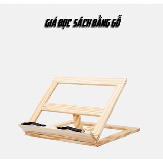 Giá đỡ đọc sách gỗ thông