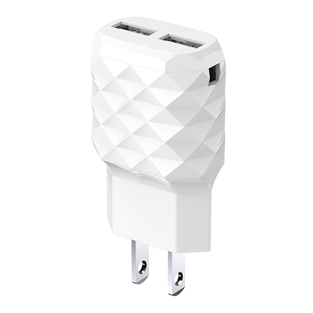 Cốc Sạc ROBOT RT-K5U / RT-K9 2 Cổng USB 1 Cổng Liền Dây Micro - Nguồn Ra 2A / 2.1A, Chất Liệu ABS Chống Cháy
