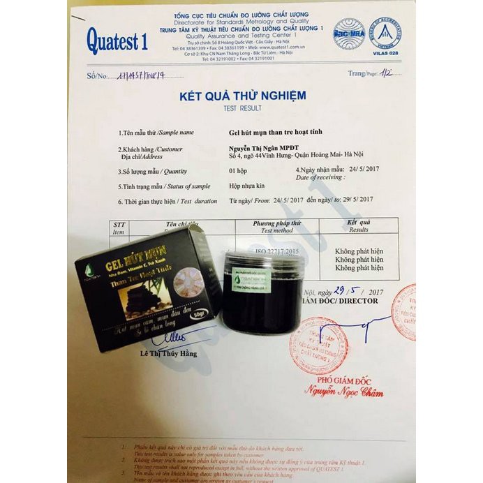 Ht1   Gel lột mụn than tre hoạt tính 50g  .r