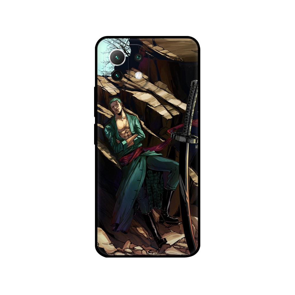 Ốp Điện Thoại Silicon Dẻo Đen In Hình One Piece Luffy Zoro Cho xiaomi Mi 11 Lite 4G 5G NE 11i 11 Ultra 11T Pro POCO F3