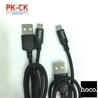 cáp sạc hoco x14 cổng micro dài 1M -2M